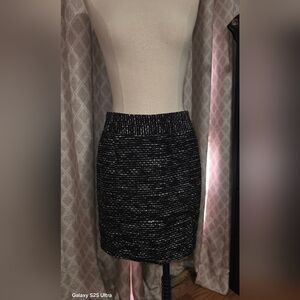 Cynthia Rowley Black and White Pencil Skirt